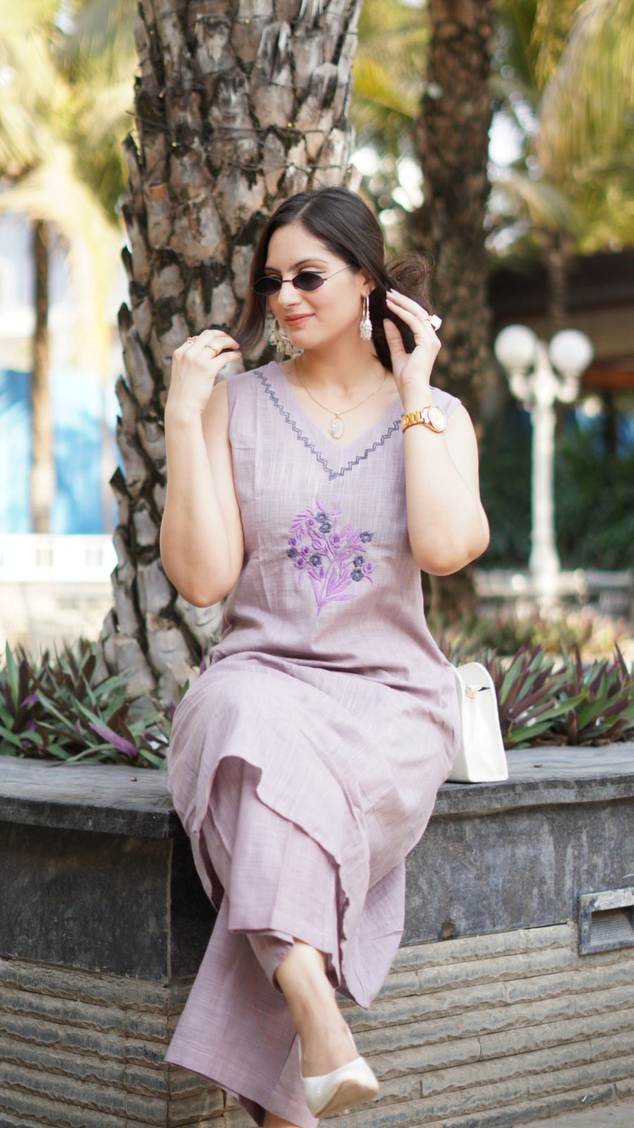 Dazzling Cotton Stitched Co-Ord Set with Beautiful Embroidery (BWCS07)