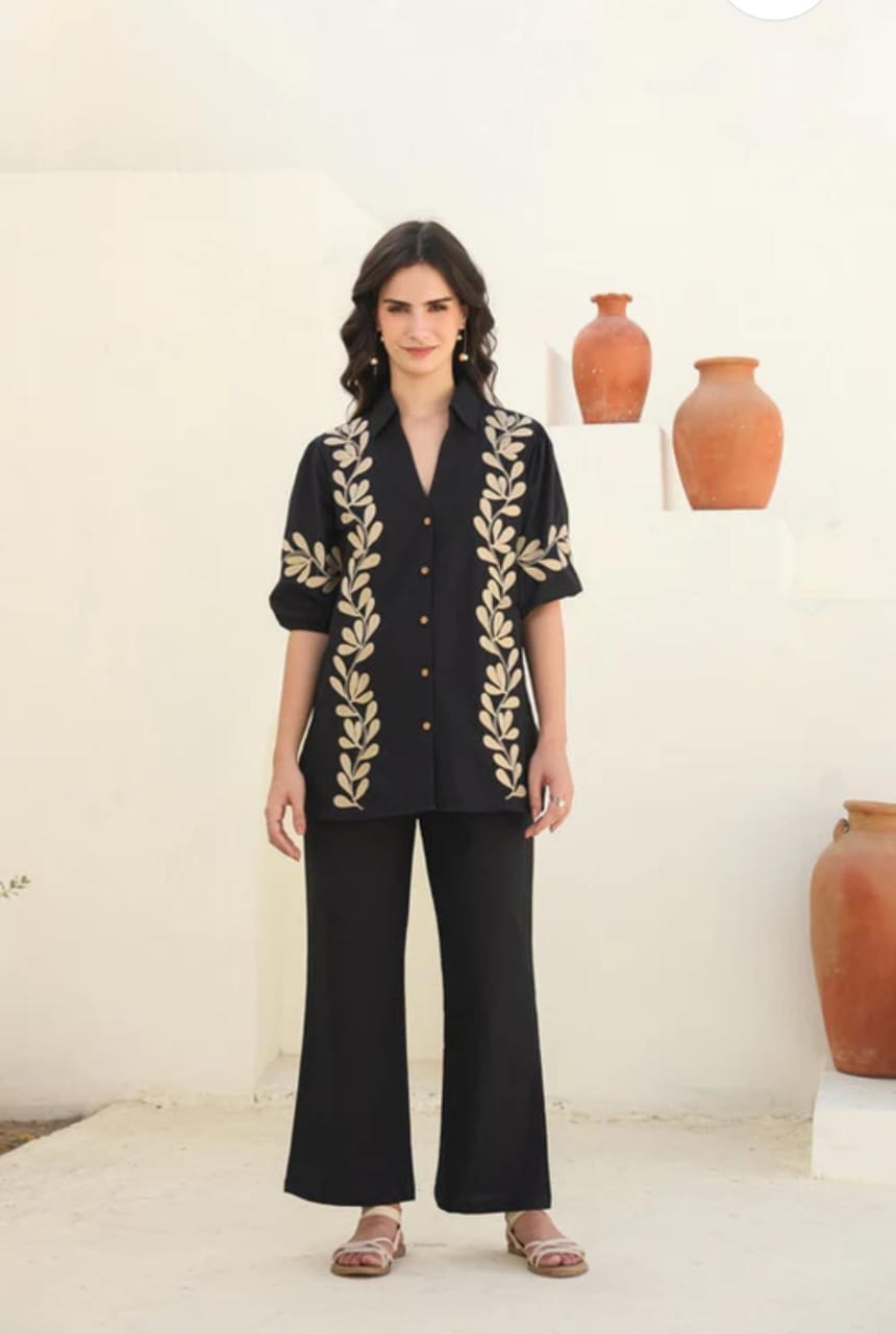 Designer Co-Ord Set with Artisan Handwork Detailing (BWCS36)