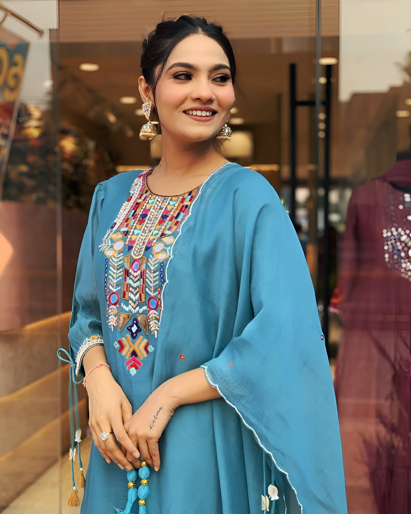 Elegant & Exclusive Embroidered Kurta Pant Set (BWCHACH03)