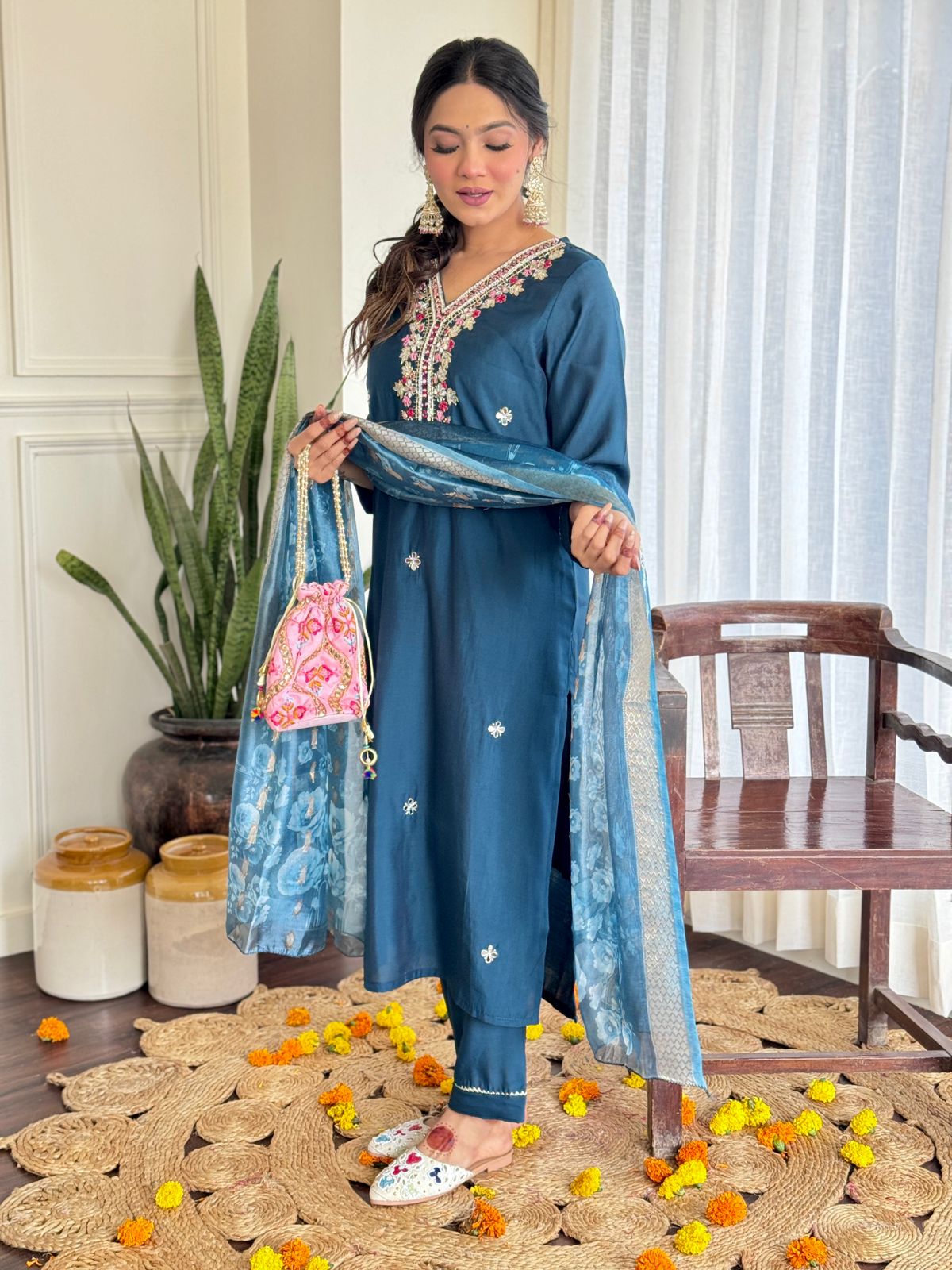 Premium Handwork Suit for Haldi & Festive Wear (BWCHACH07)