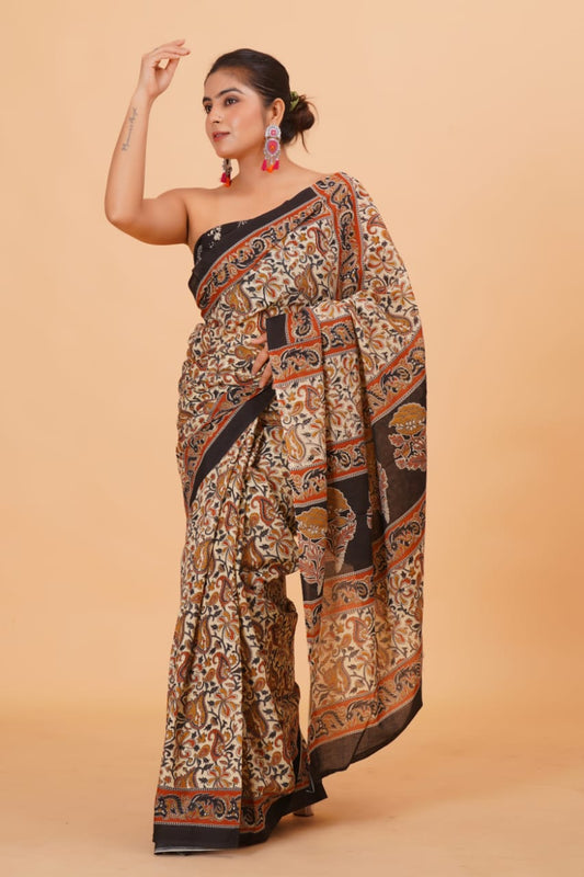 Breezy Elegance – Premium Cotton Sarees for All Seasons (BWCSR19)