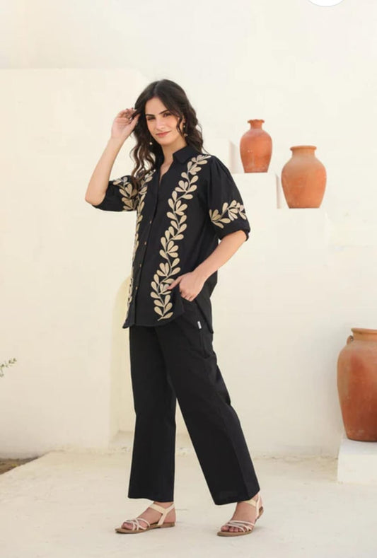 Designer Co-Ord Set with Artisan Handwork Detailing (BWCS36)