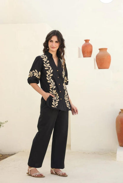 Designer Co-Ord Set with Artisan Handwork Detailing (BWCS36)