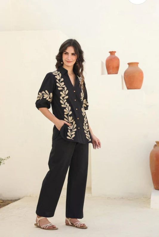 Designer Co-Ord Set with Artisan Handwork Detailing (BWCS36)