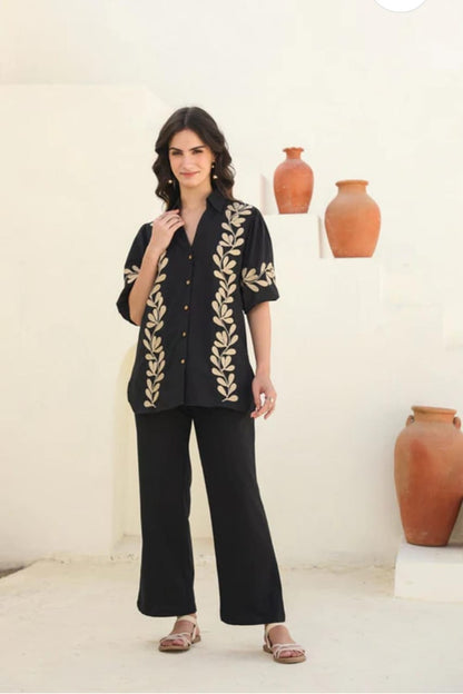 Designer Co-Ord Set with Artisan Handwork Detailing (BWCS36)