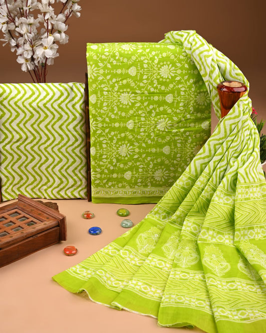 Elegant Cotton Suit with Cotton Dupatta for Everyday Wear (BWUMU02)