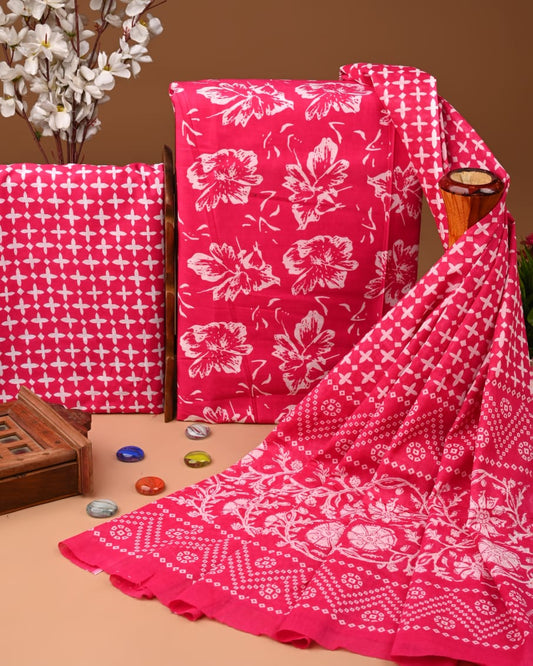 Exclusive Cotton Suit with Cotton Dupatta | Soft & Stylish (BWUMU04)