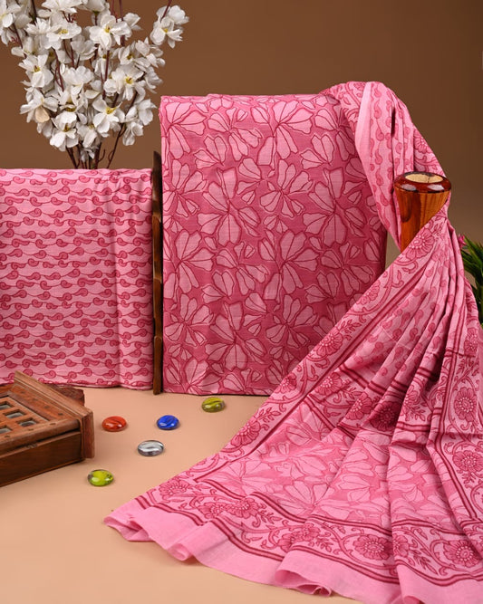 Everyday Cotton Suit with Cotton Dupatta | Elegant Touch (BWUMU13)