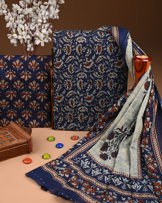 Perfect Summer Cotton Suit with Cotton Dupatta (BWUMU33)